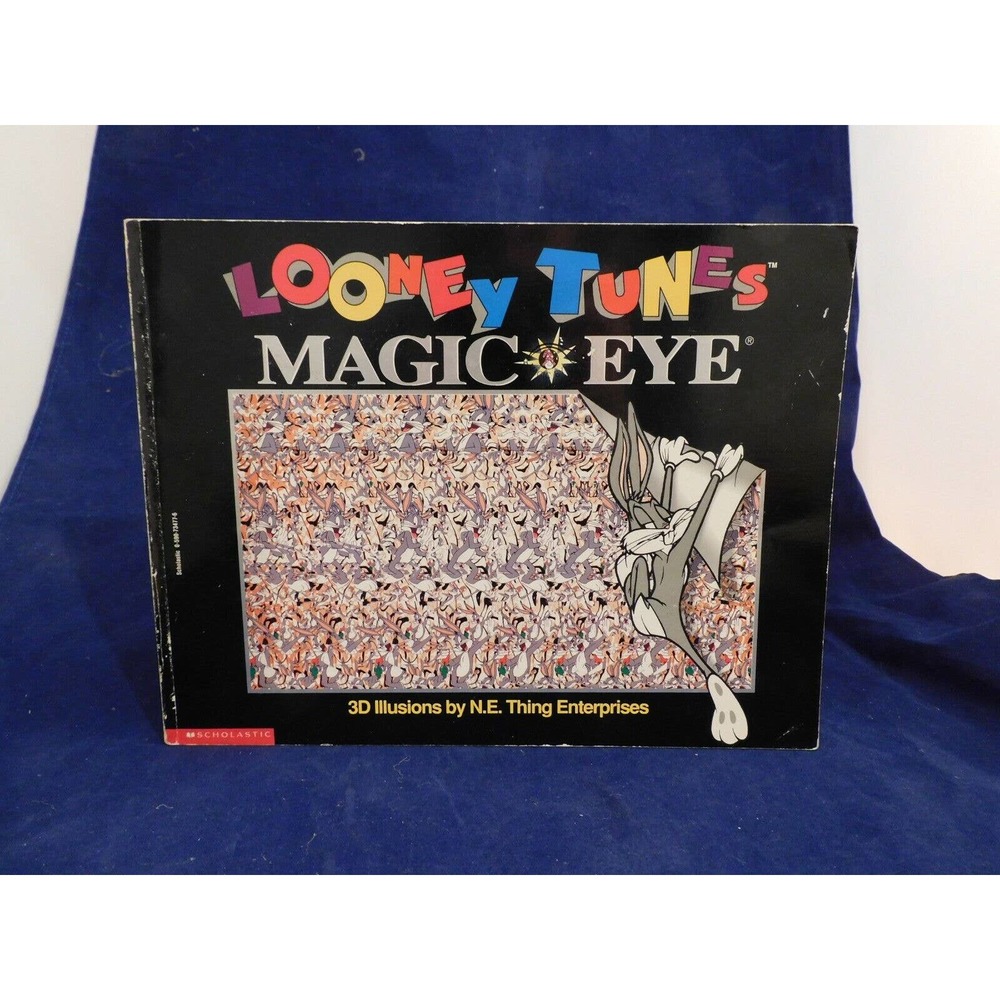 RARE 1995 LOONEY TUNES MAJIC EYE 3D ILLUSIONS BY N.E. THING ENTERPRISES